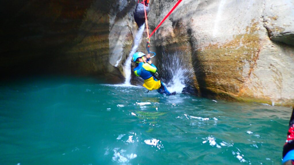 Pozas del barranco del Gorgol — Casteret